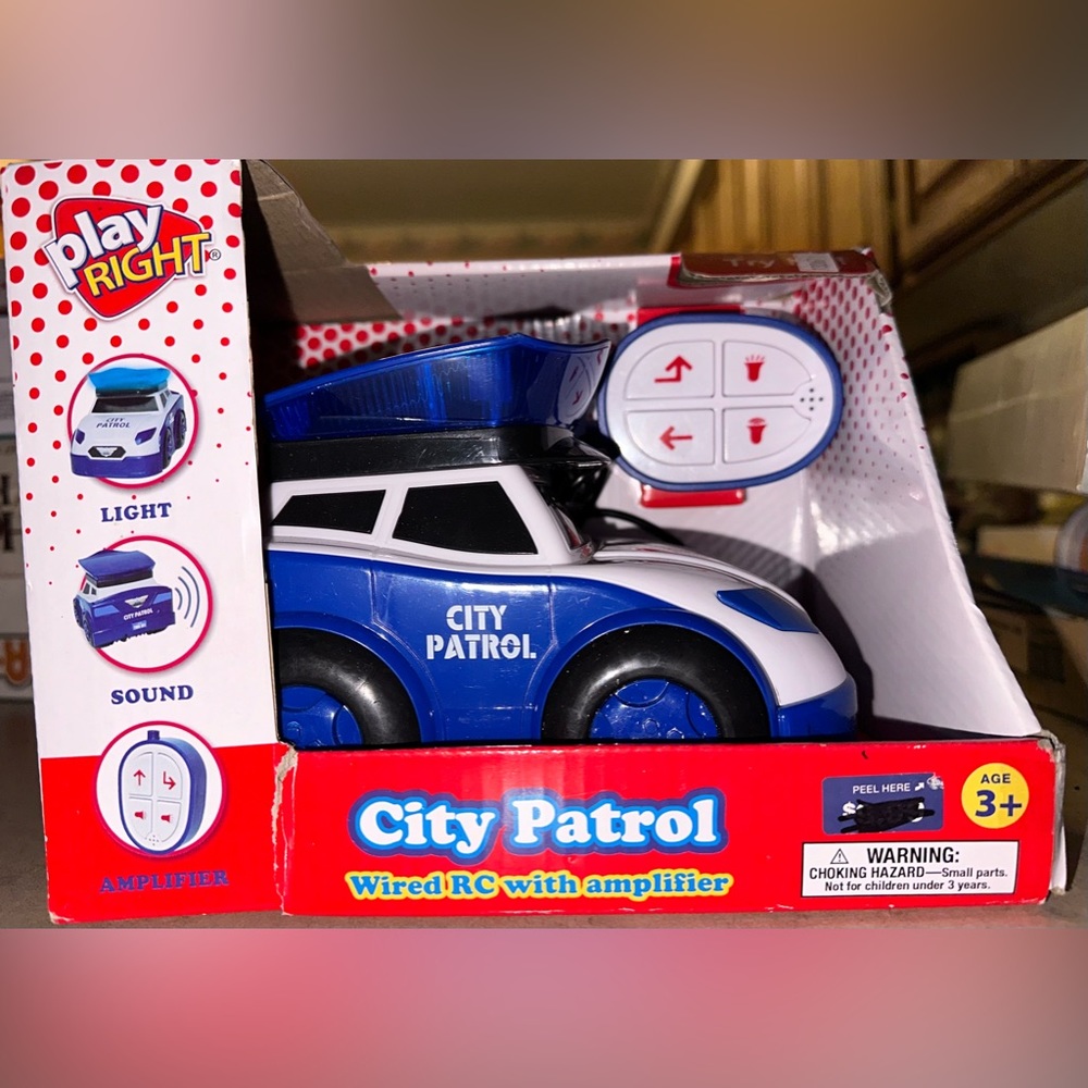 Play Right City Patrol‎ Wired RC With Amplifier 3+ (LOC GZ 4-5) NEW